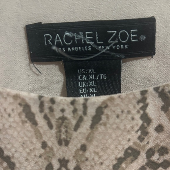 Rachel Zoe Elegant Black Top with Lace Sleeves - Picture 2 of 3